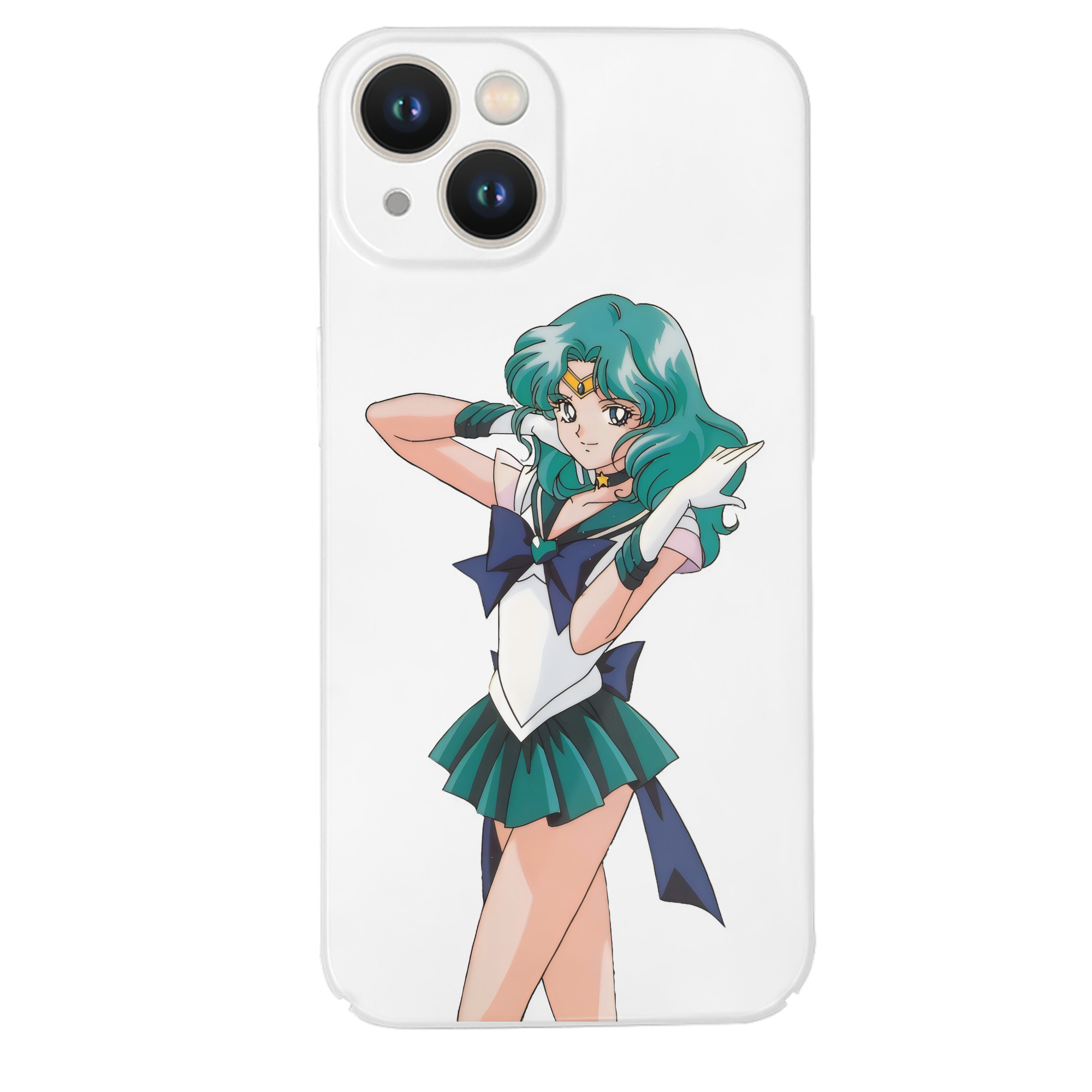 （画像用） 美少女戦士セーラームーン 海王 みちる（かいおう みちる） Sailor Moon Kaiou Michiru 【iPhone 14シリーズ対応】ハードケース
